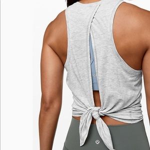 2 Lululemon all tied up tank tops size 0